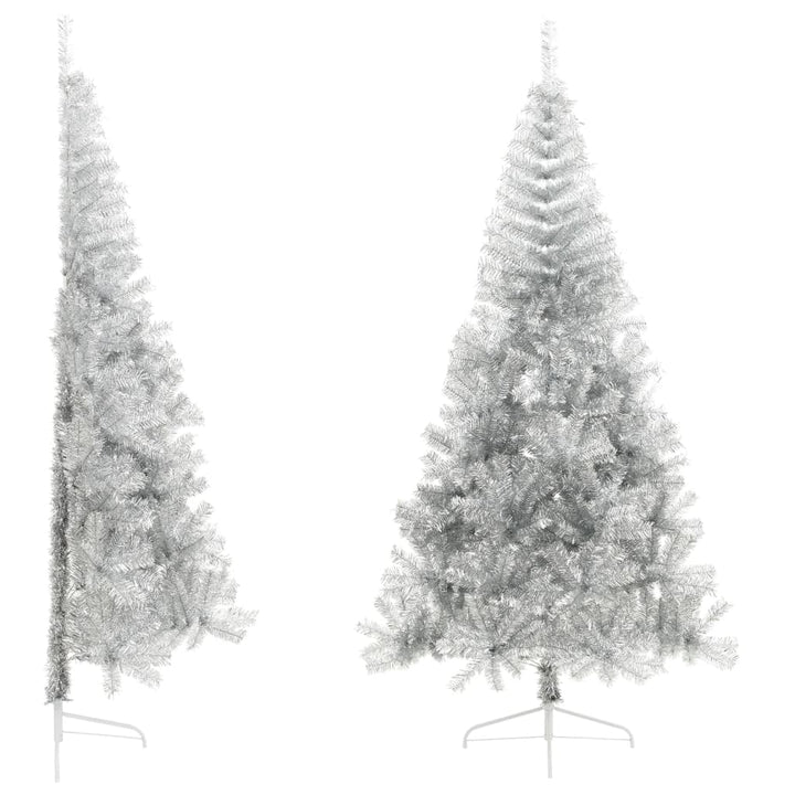 Artificial Half Christmas Tree With Stand 120 Cm Pvc
