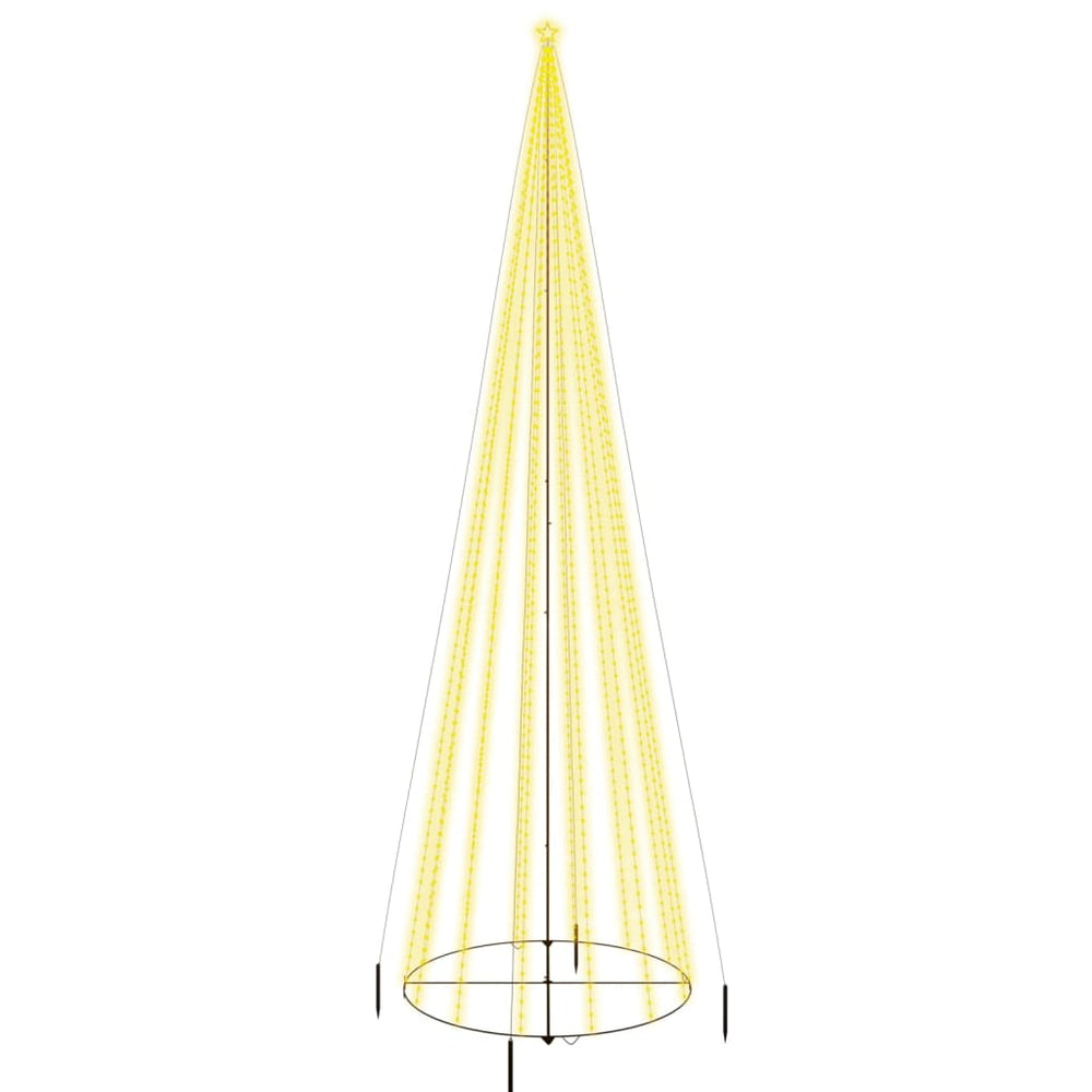 Christmas Cone Tree Warm White 1134 Leds 230X800 Cm