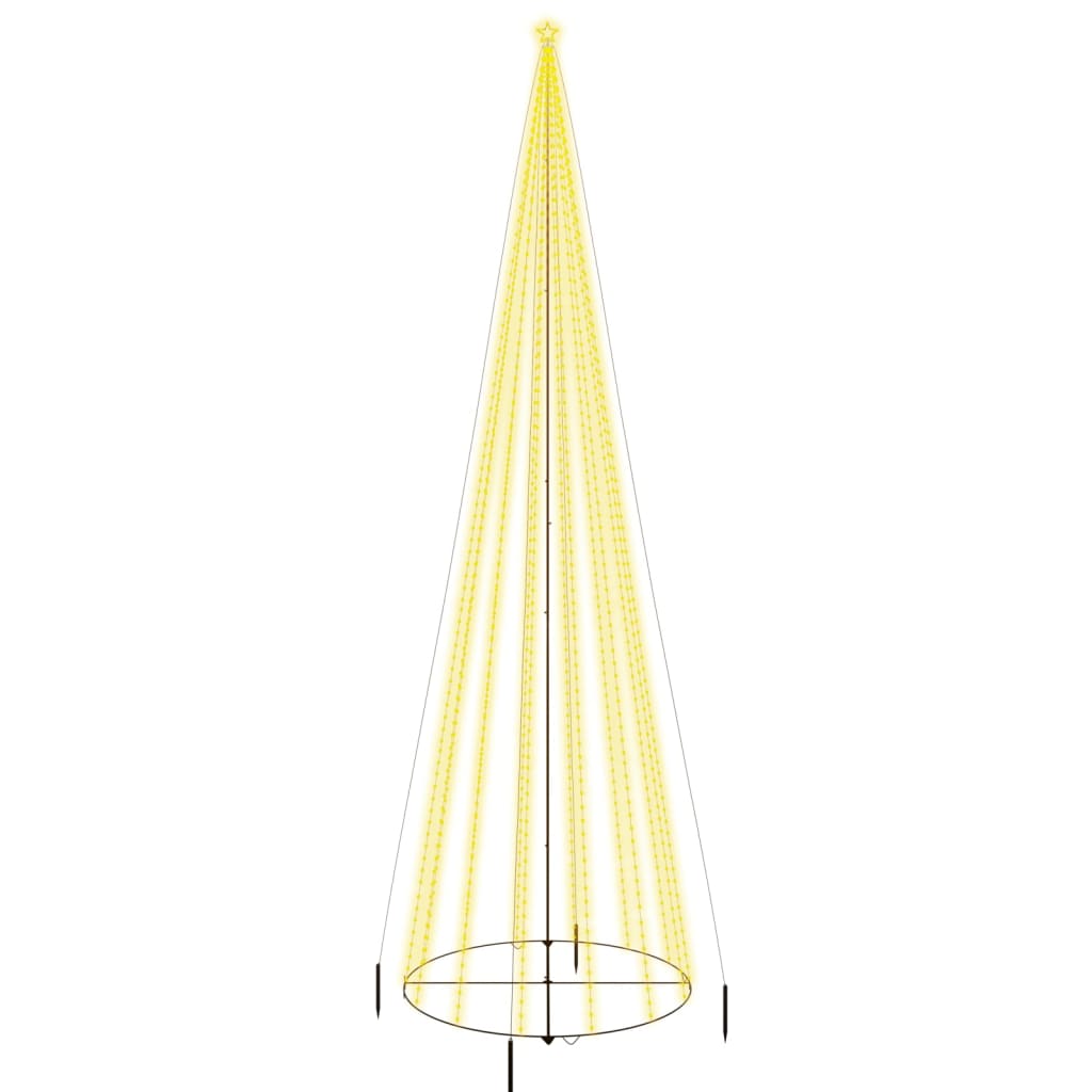 Christmas Cone Tree Warm White 1134 Leds 230X800 Cm