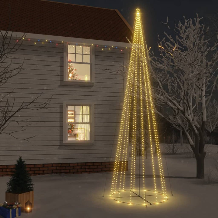 Christmas Cone Tree Warm White 1134 Leds 230X800 Cm