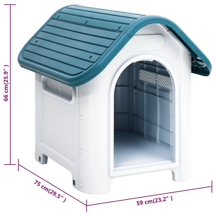 Dog House 59X75X66 Cm Polypropylene