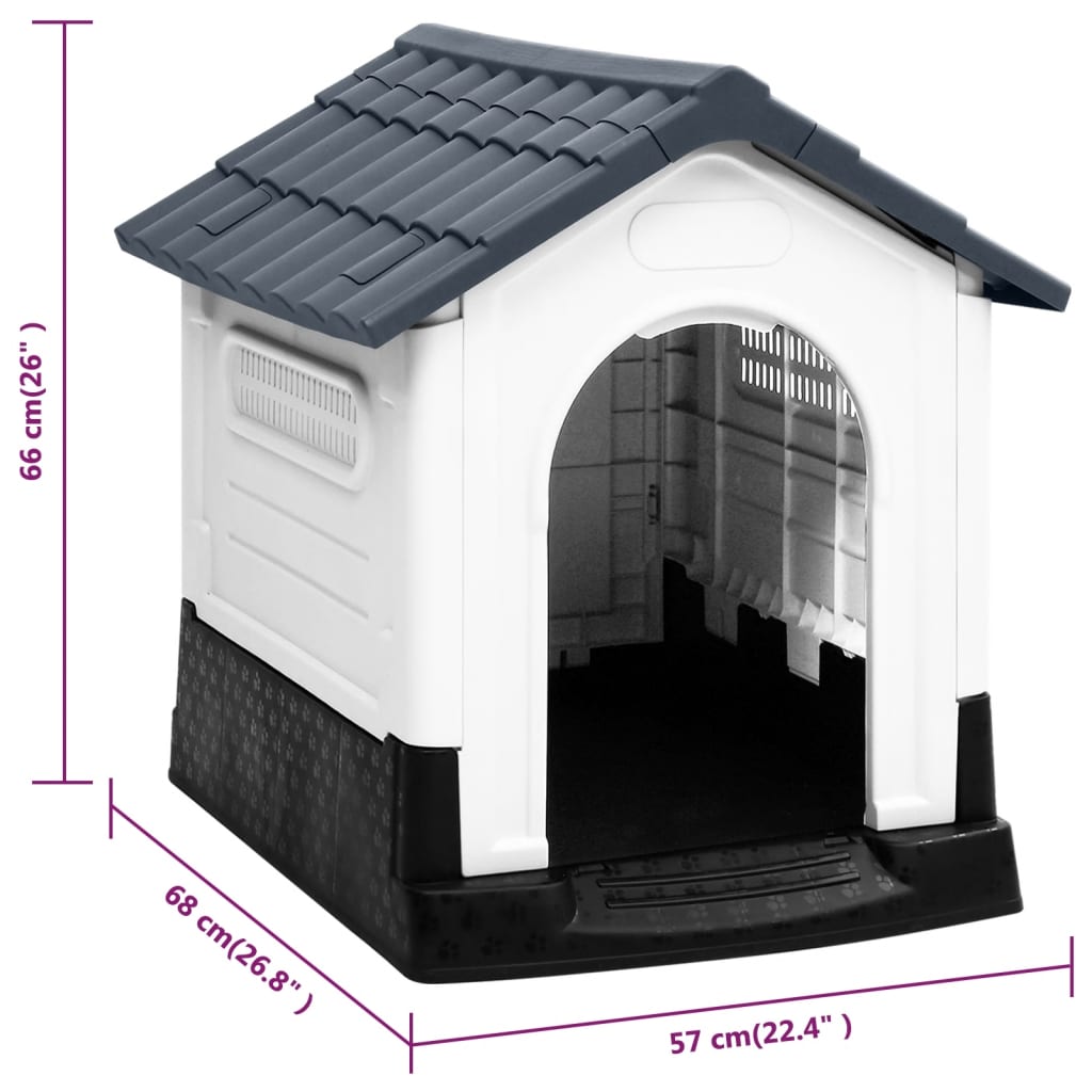 Dog House 57X68X66 Cm Polypropylene