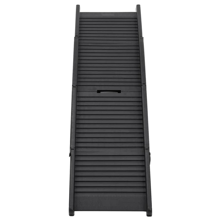 Folding Dog Ramp Black 153X40X12.5 Cm Plastic