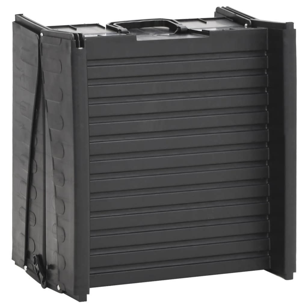 Folding Dog Ramp Black 153X40X12.5 Cm Plastic