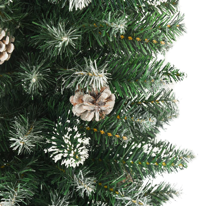 Artificial Slim Christmas Tree With Stand Pvc