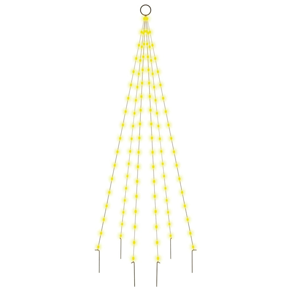 Christmas Tree On Flagpole 108 Leds 180 Cm