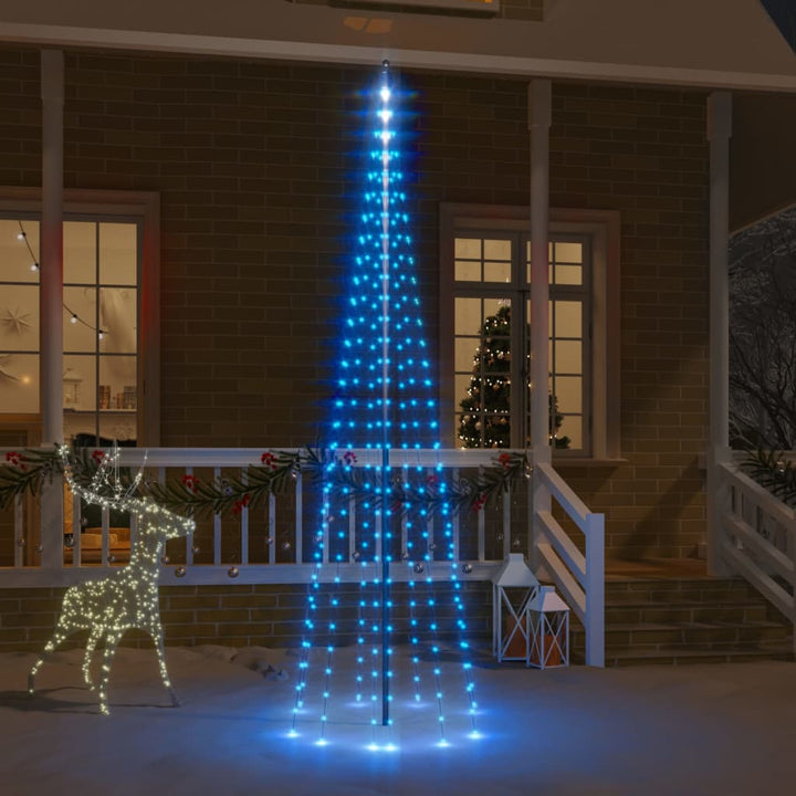Christmas Tree On Flagpole 108 Leds 180 Cm