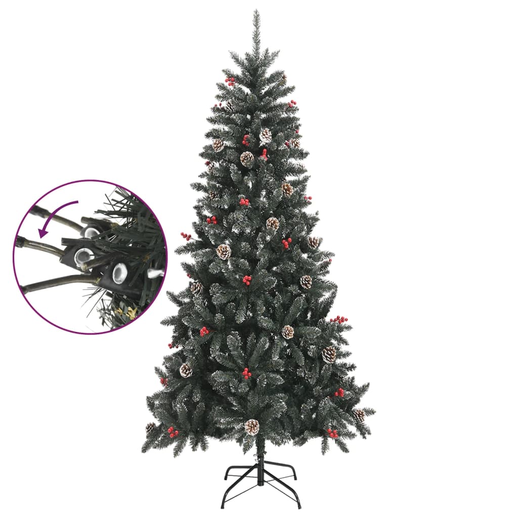 Artificial Christmas Tree With Stand Green Pvc