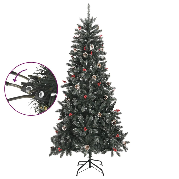 Artificial Christmas Tree With Stand Green Pvc