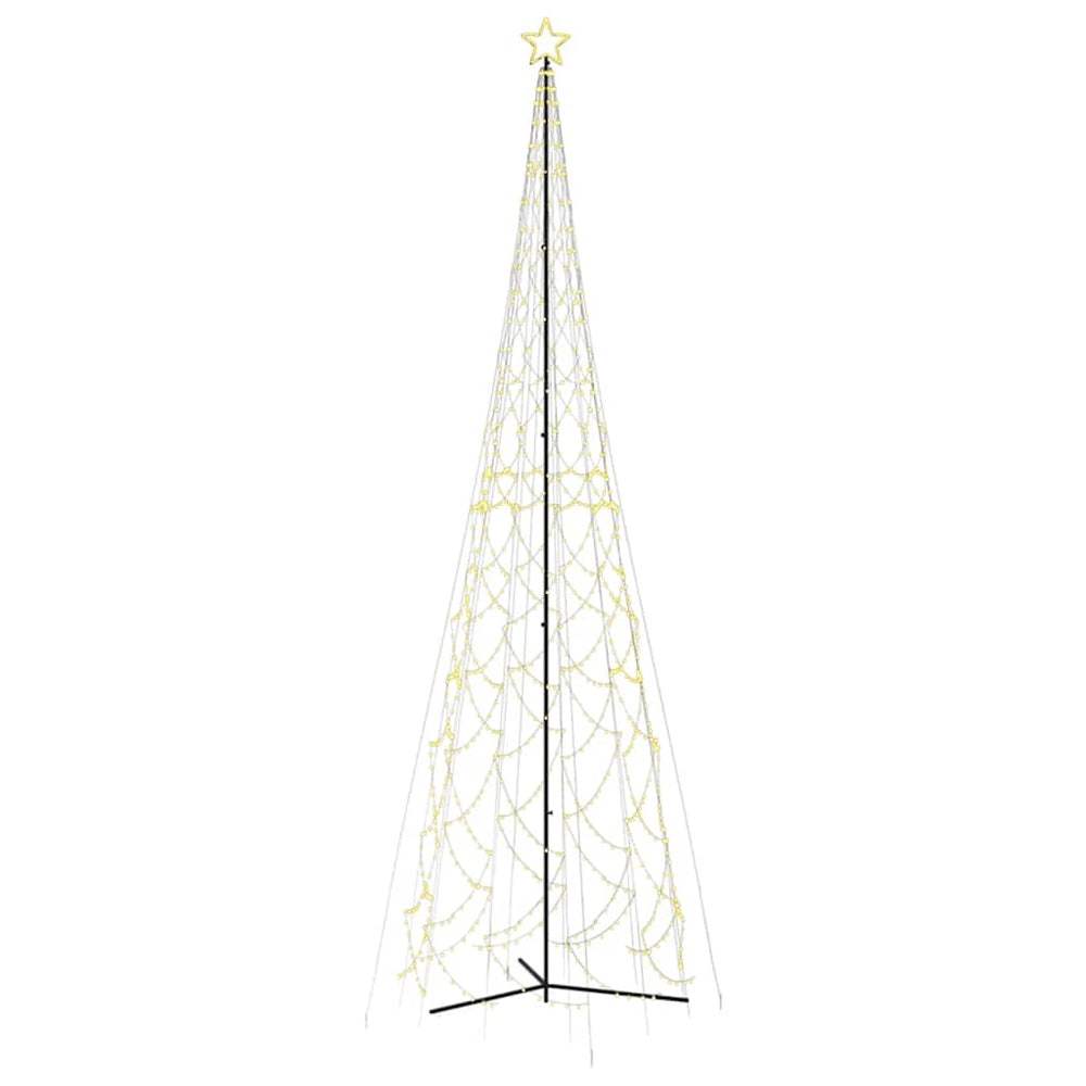 Christmas Cone Tree Warm White 1134 Leds 230X800 Cm