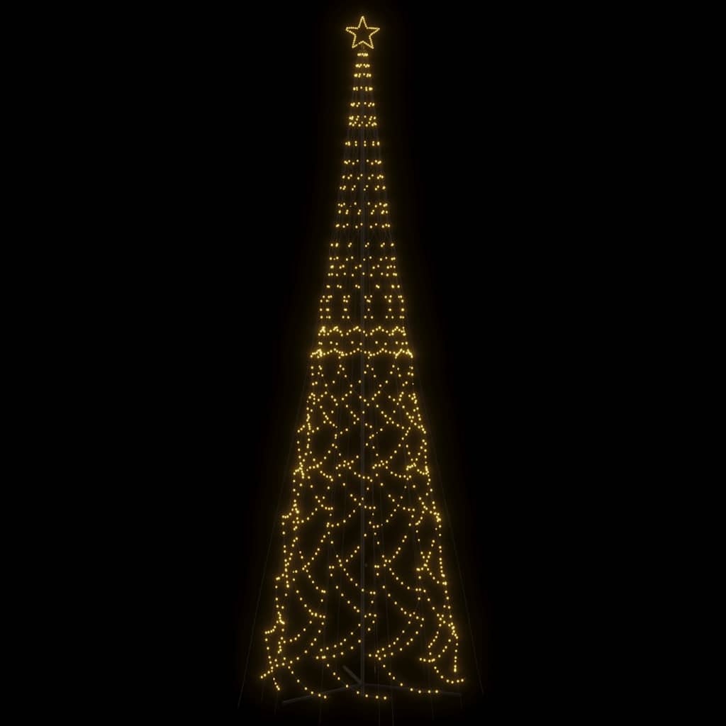 Christmas Cone Tree Warm White 1134 Leds 230X800 Cm
