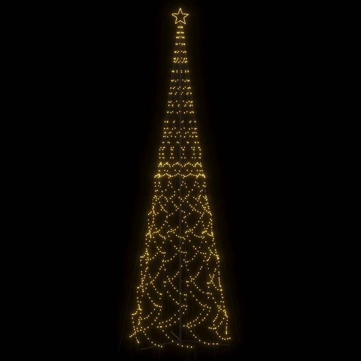Christmas Cone Tree Warm White 1134 Leds 230X800 Cm