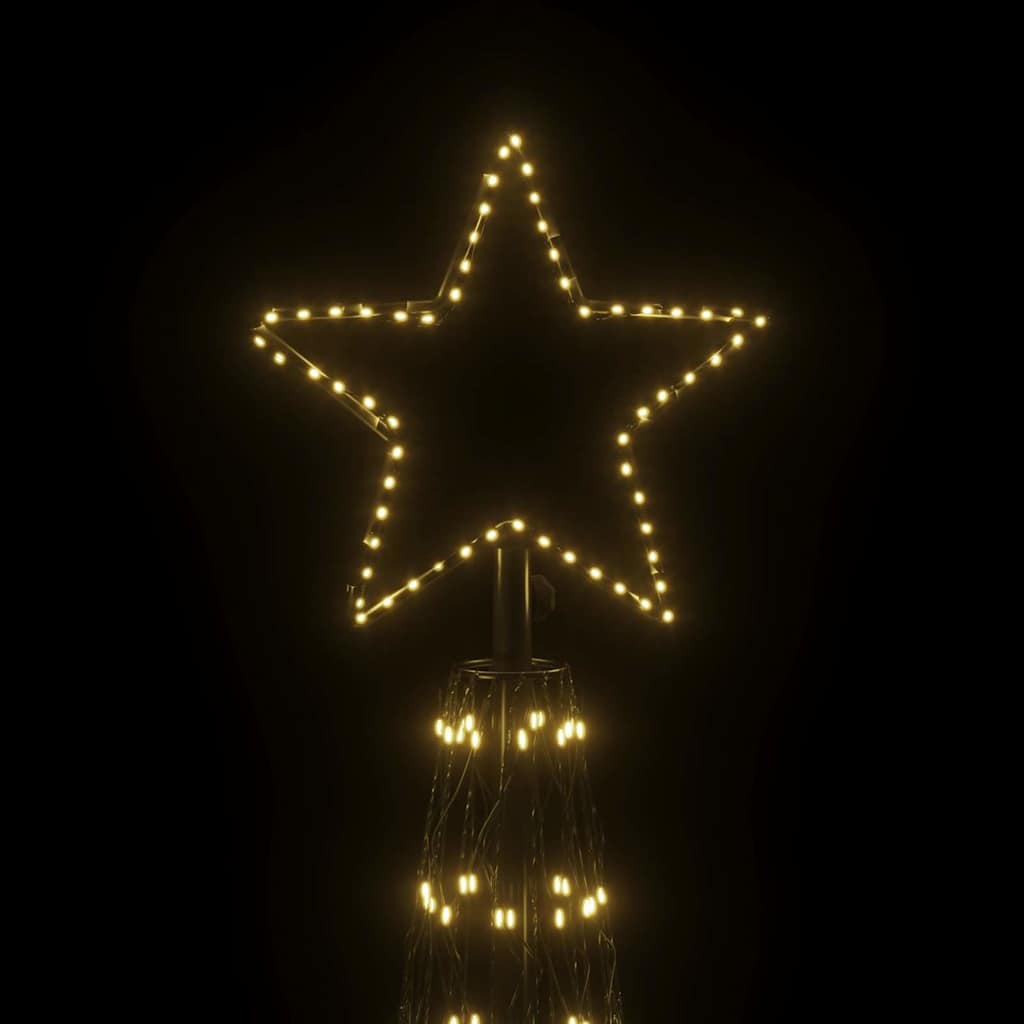 Christmas Cone Tree Warm White 1134 Leds 230X800 Cm