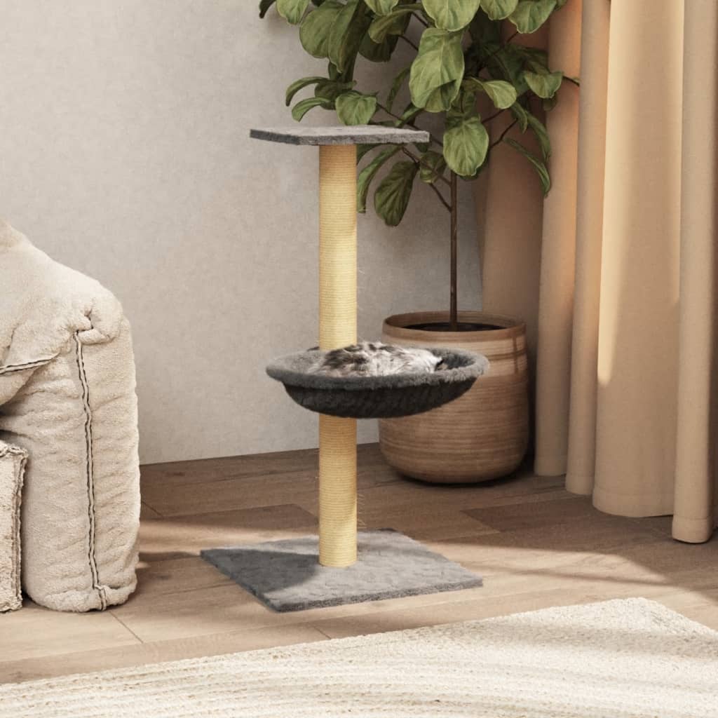 Cat Tree With Sisal Scratching Post 74 Cm