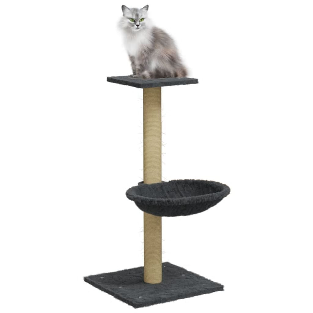 Cat Tree With Sisal Scratching Post 74 Cm