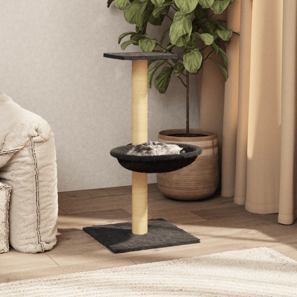 Cat Tree With Sisal Scratching Post 74 Cm