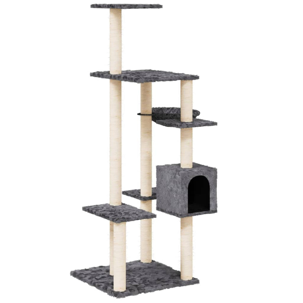 Cat Tree With Sisal Scratching Posts 142 Cm