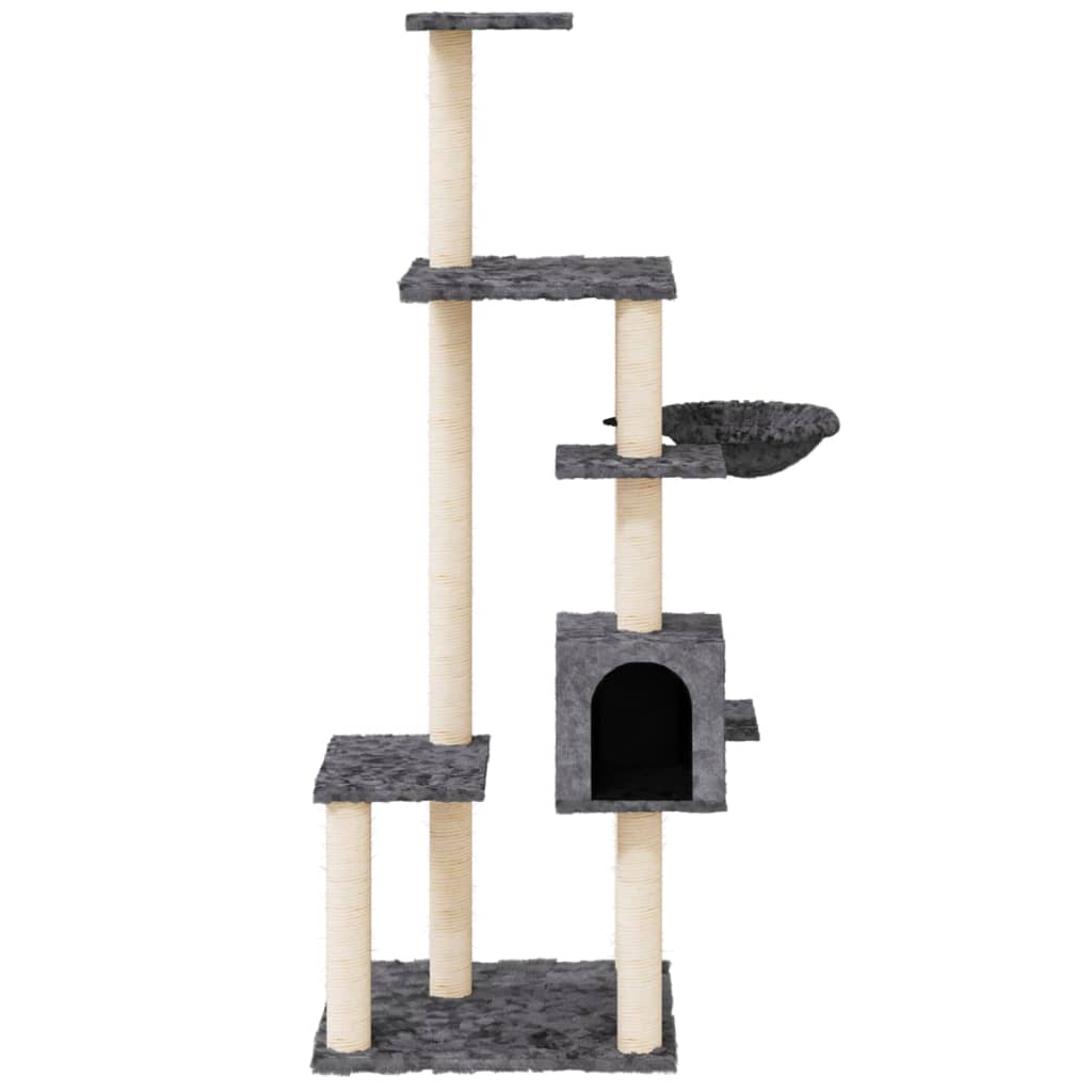 Cat Tree With Sisal Scratching Posts 142 Cm