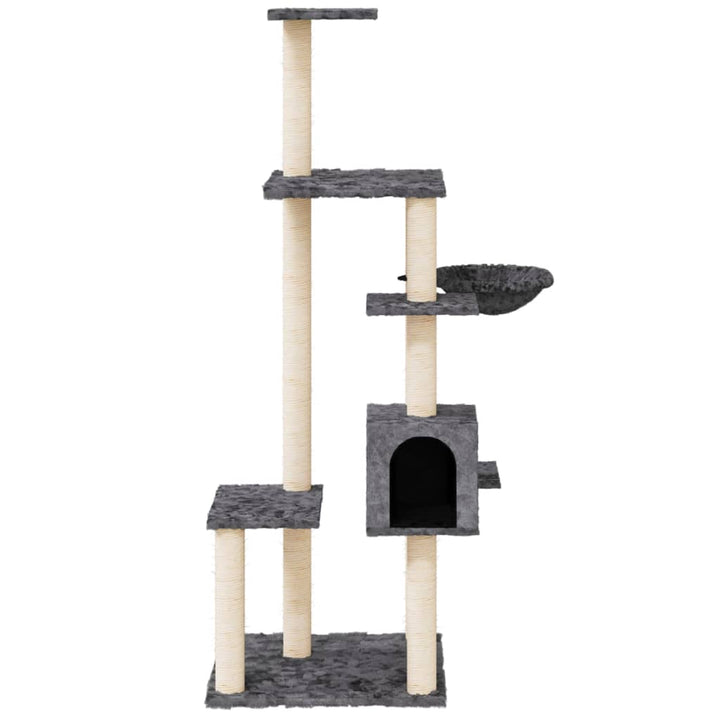 Cat Tree With Sisal Scratching Posts 142 Cm