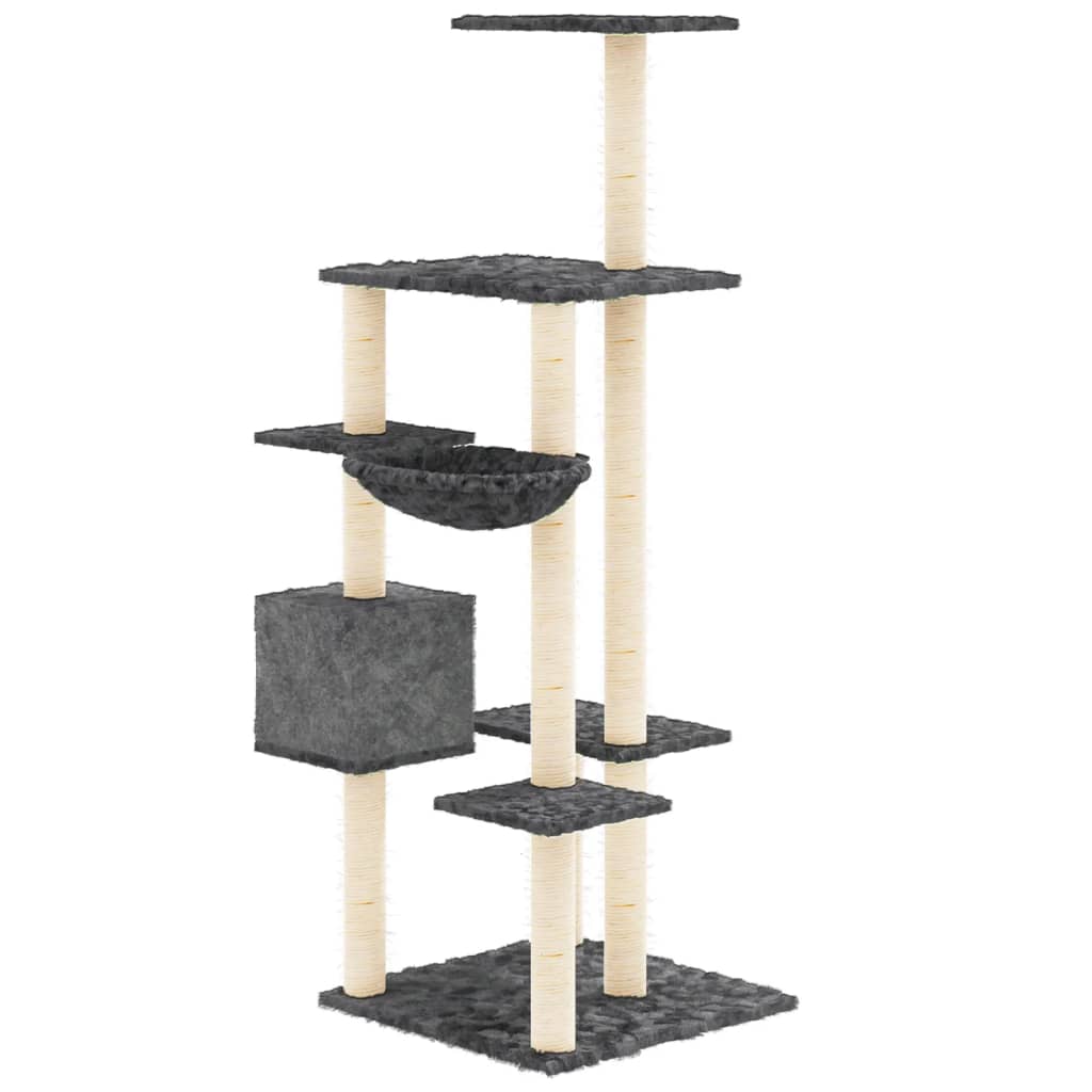 Cat Tree With Sisal Scratching Posts 142 Cm