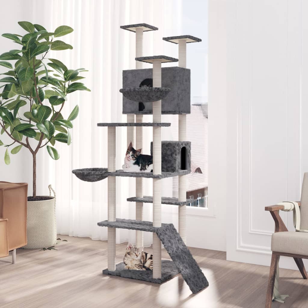 Cat Tree With Sisal Scratching Posts 191 Cm