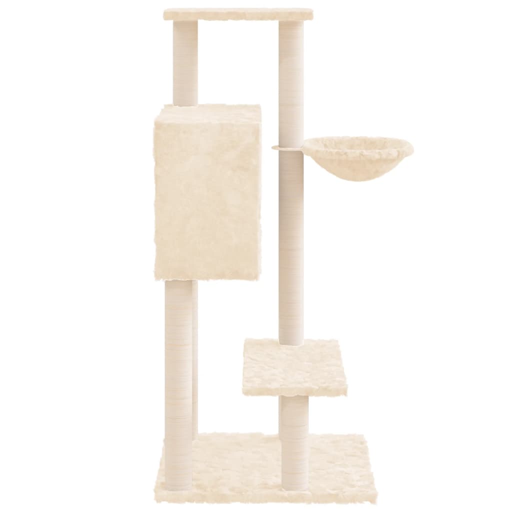 Cat Tree With Sisal Scratching Posts 108.5 Cm