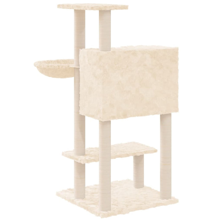 Cat Tree With Sisal Scratching Posts 108.5 Cm