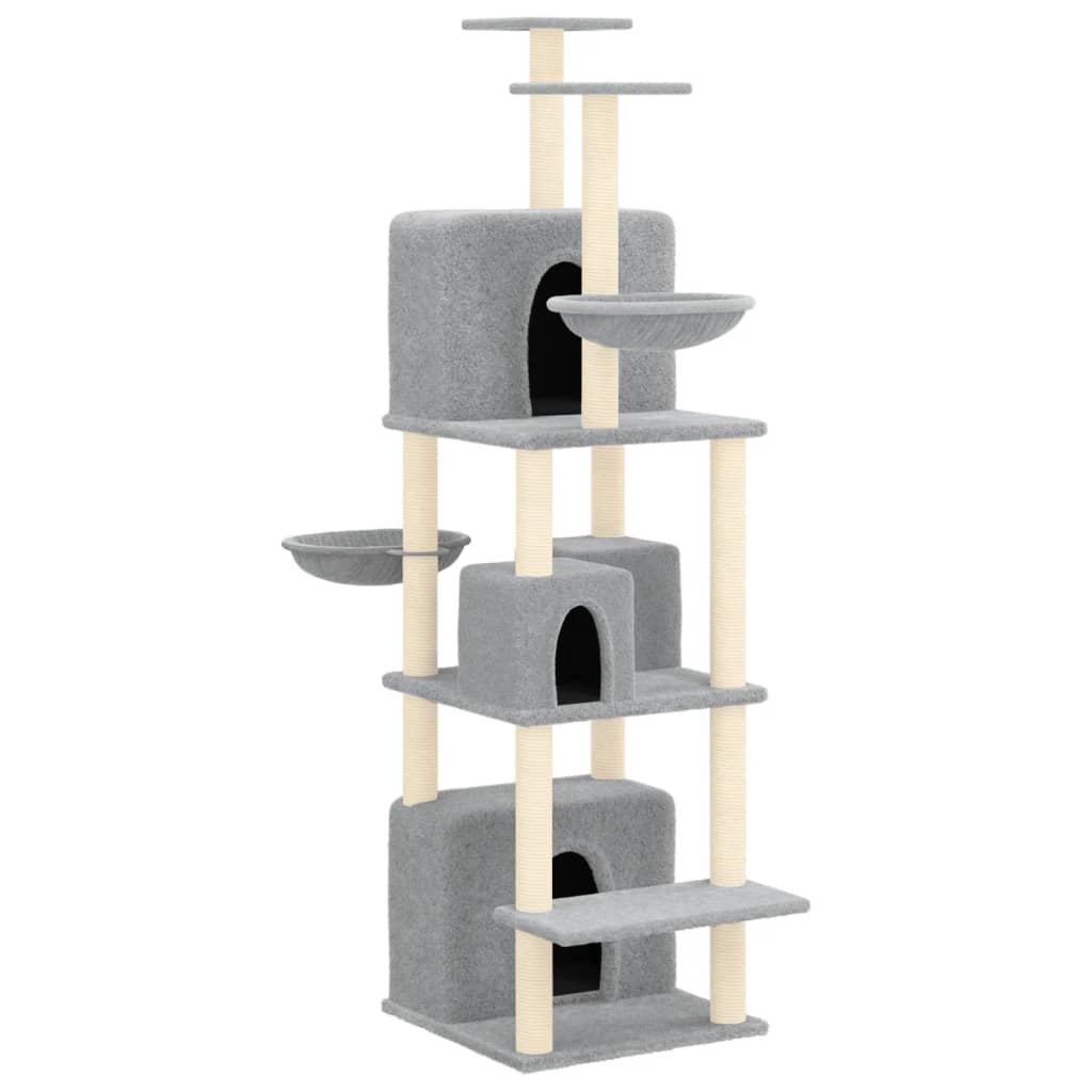 Cat Tree With Sisal Scratching Posts 180 Cm