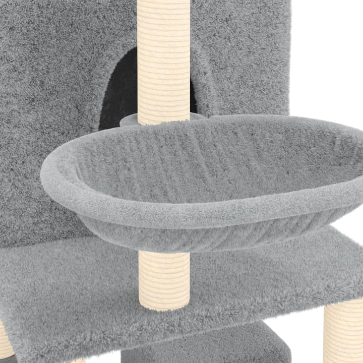 Cat Tree With Sisal Scratching Posts 180 Cm