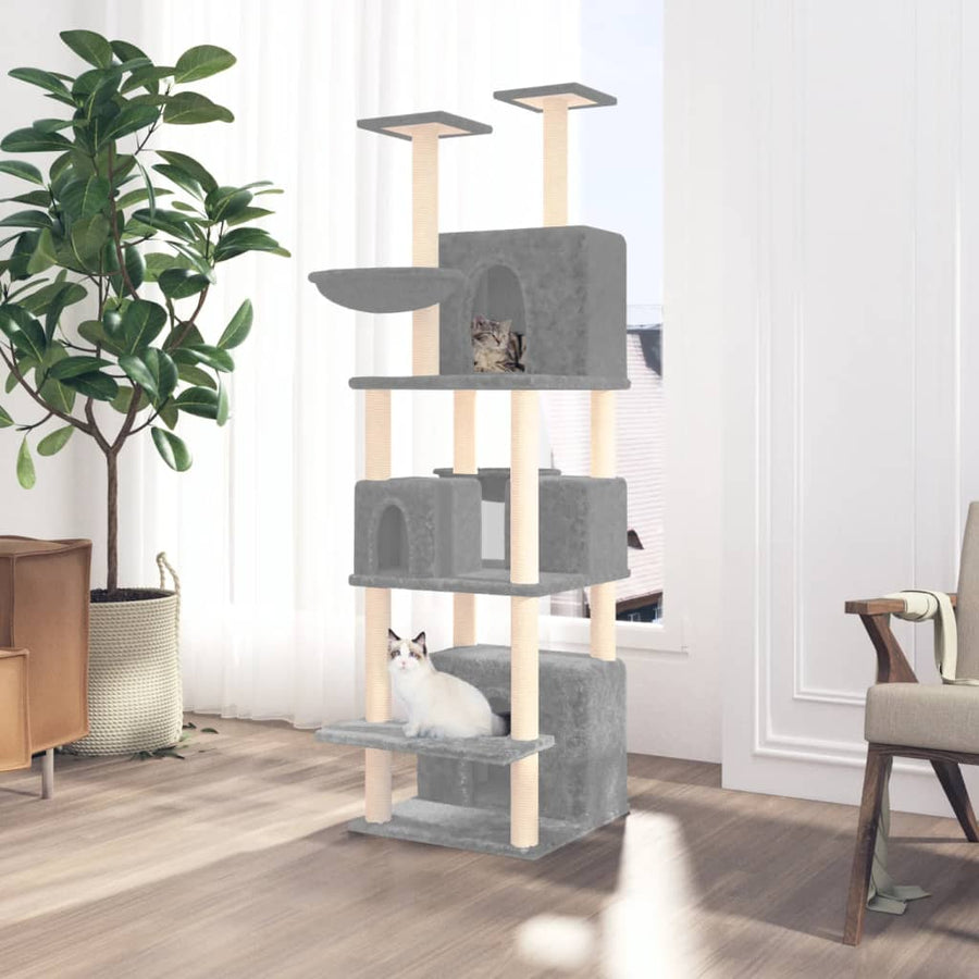 Cat Tree With Sisal Scratching Posts 180 Cm