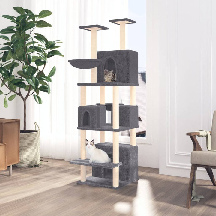 Cat Tree With Sisal Scratching Posts 180 Cm