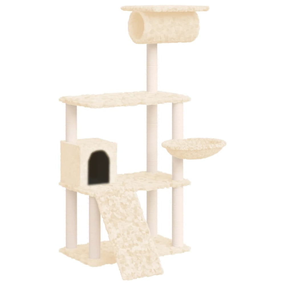 Cat Tree With Sisal Scratching Posts 131 Cm