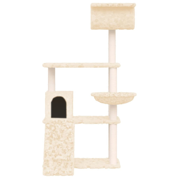 Cat Tree With Sisal Scratching Posts 131 Cm