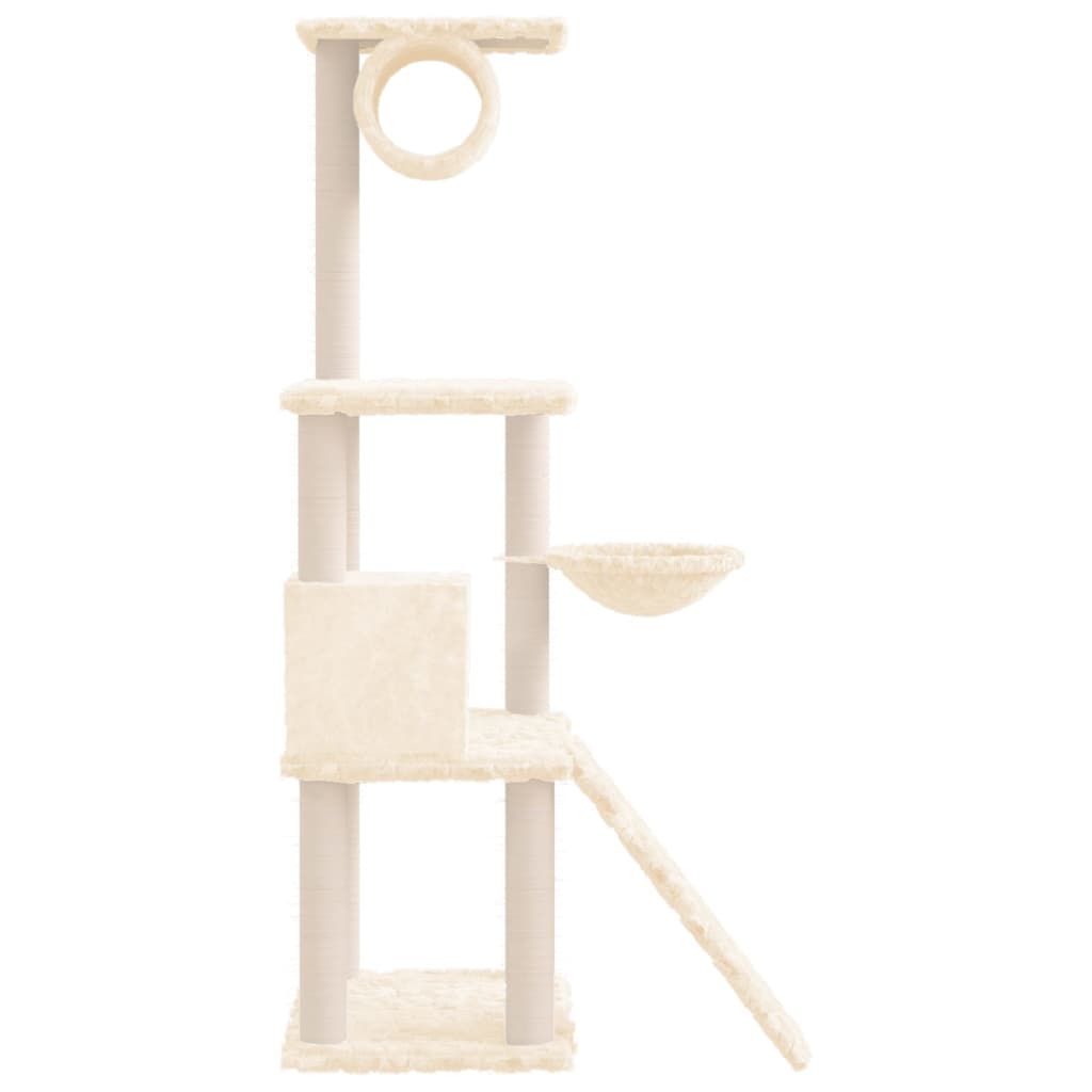 Cat Tree With Sisal Scratching Posts 131 Cm