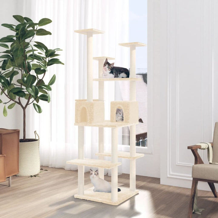 Cat Tree With Sisal Scratching Posts 167 Cm