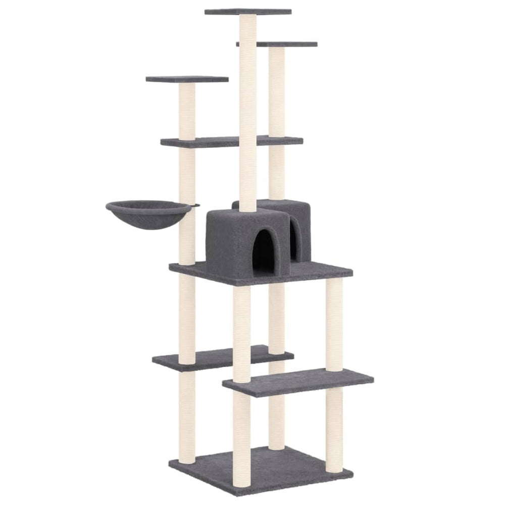 Cat Tree With Sisal Scratching Posts 167 Cm