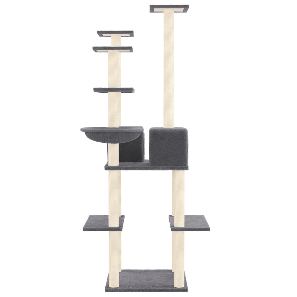 Cat Tree With Sisal Scratching Posts 167 Cm