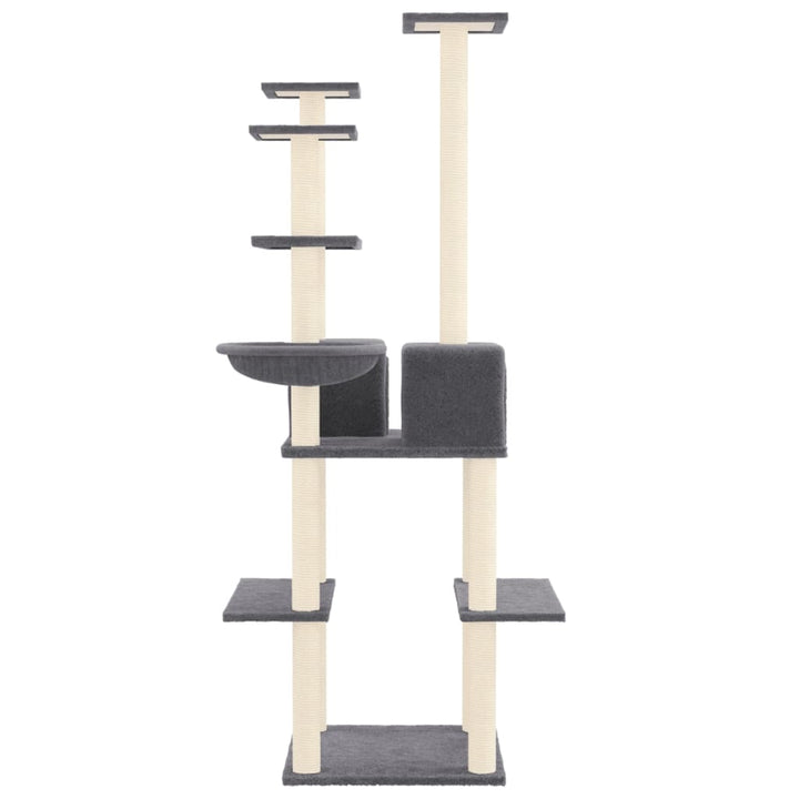 Cat Tree With Sisal Scratching Posts 167 Cm