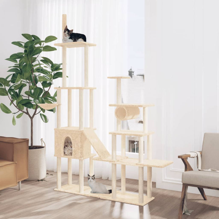 Cat Tree With Sisal Scratching Posts 279 Cm