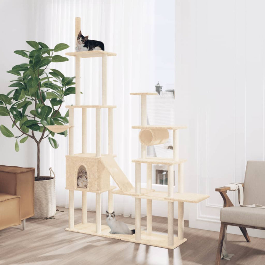Cat Tree With Sisal Scratching Posts 279 Cm
