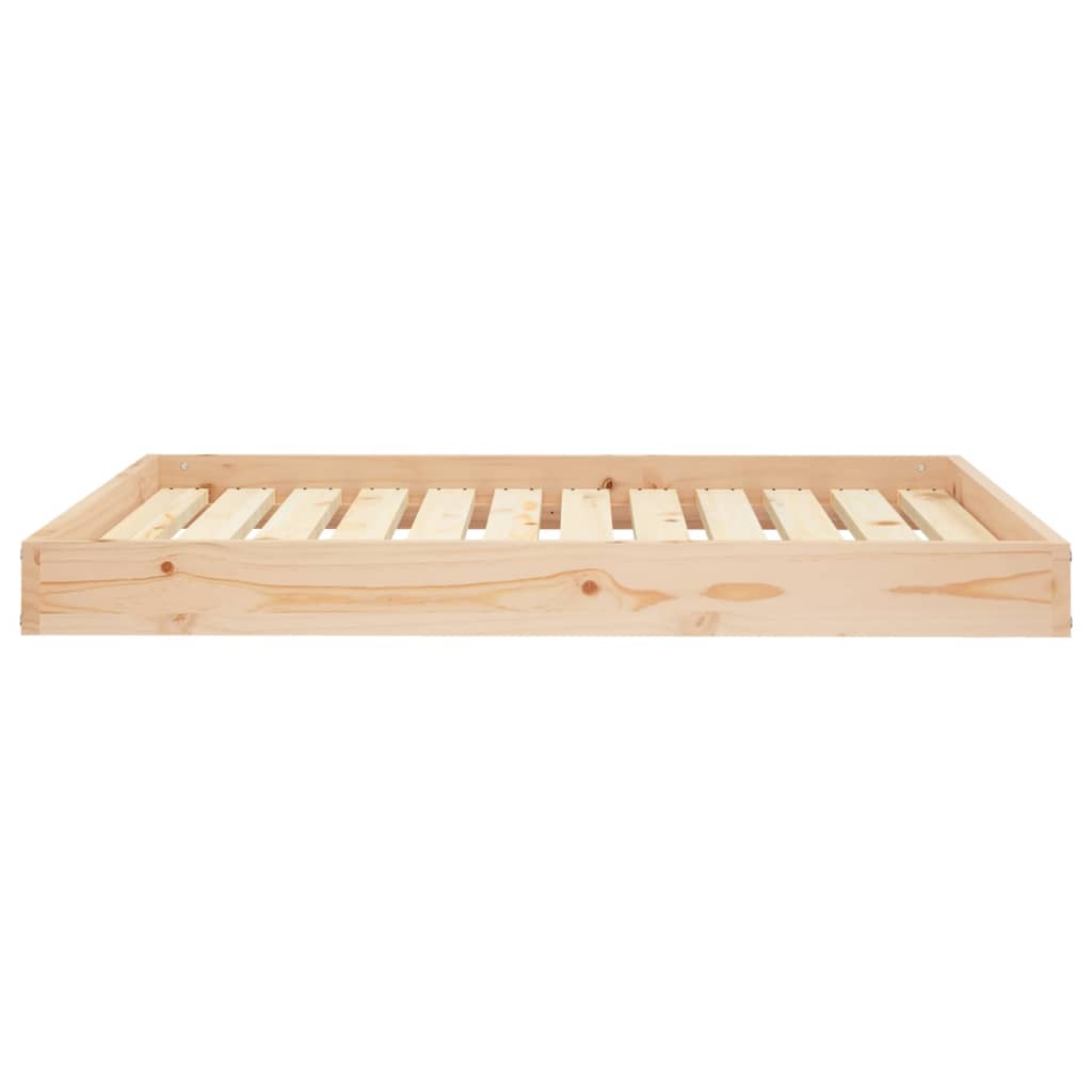 Dog Bed 101.5X74X9 Cm Solid Wood Pine