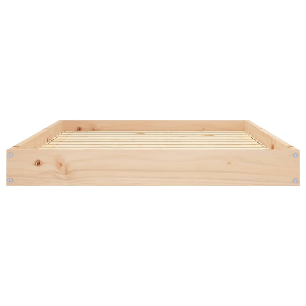 Dog Bed 101.5X74X9 Cm Solid Wood Pine