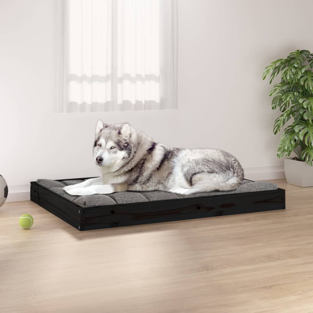 Dog Bed 101.5X74X9 Cm Solid Wood Pine