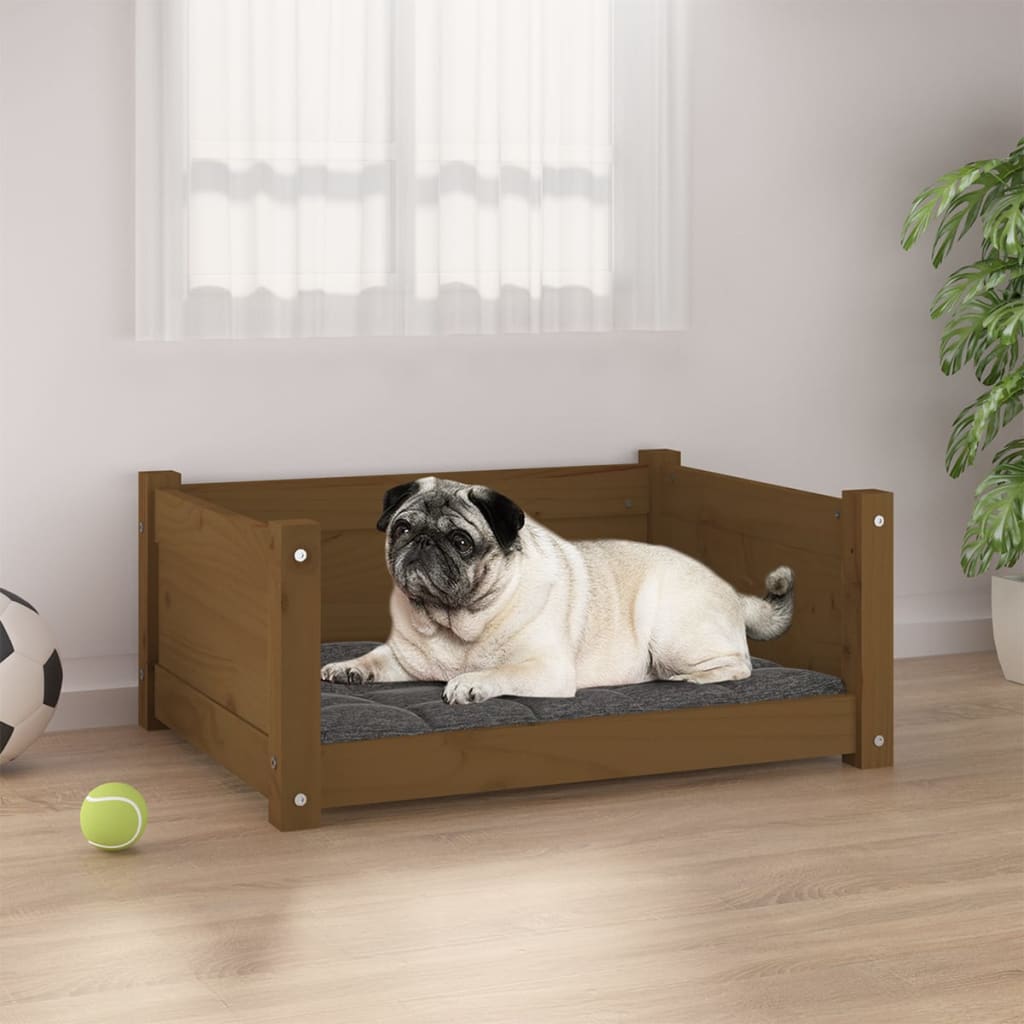 Dog Bed Solid Pine Wood