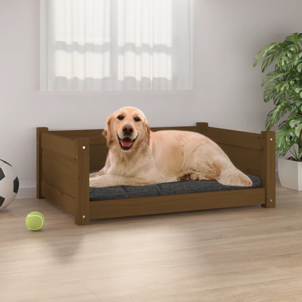 Dog Bed Solid Pine Wood