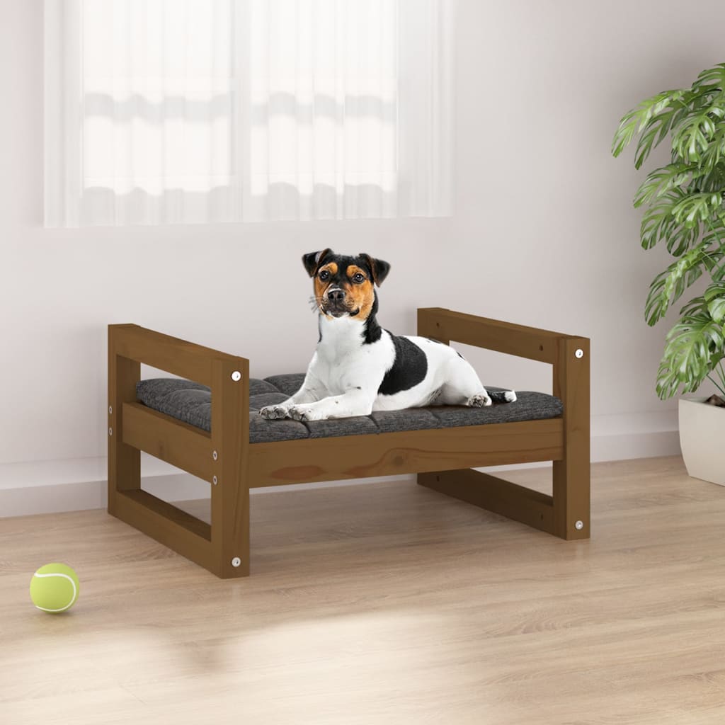 Dog Bed Solid Pine Wood
