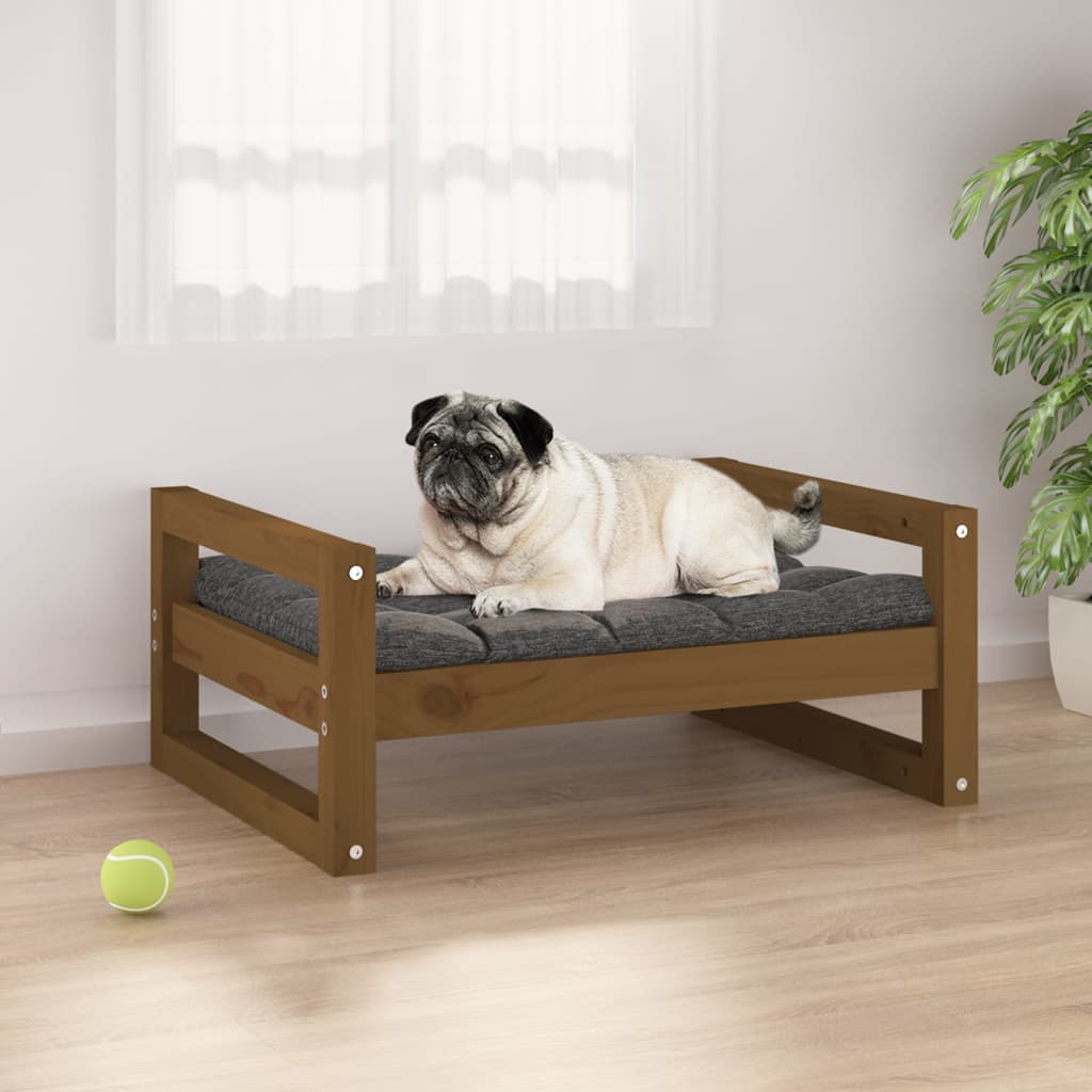 Dog Bed Solid Pine Wood