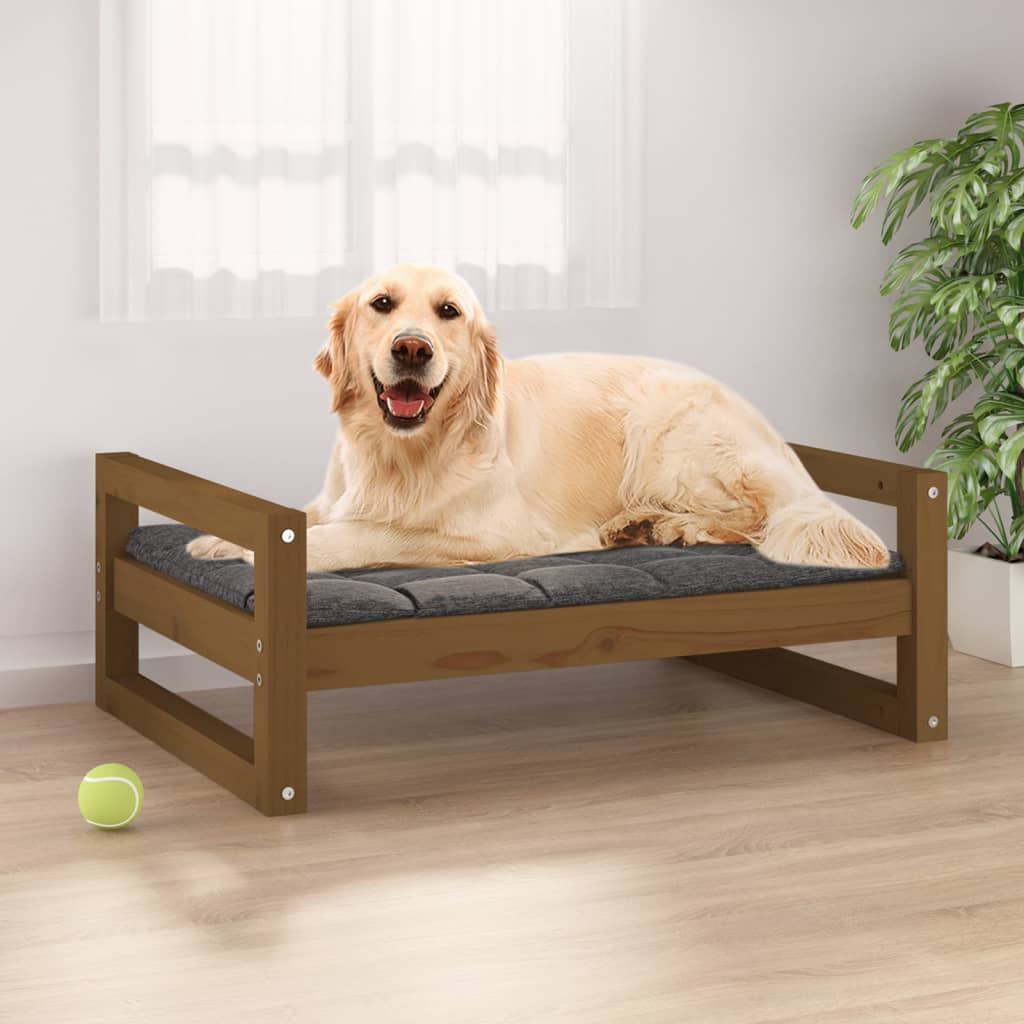 Dog Bed Solid Pine Wood