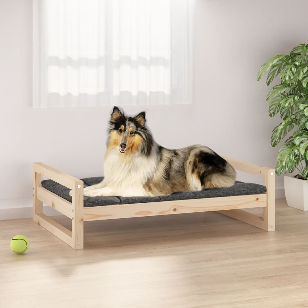 Dog Bed Solid Pine Wood