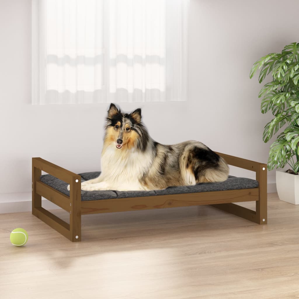 Dog Bed Solid Pine Wood